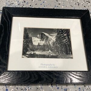 Vintage Ansel Adams Half Dome framed photograph